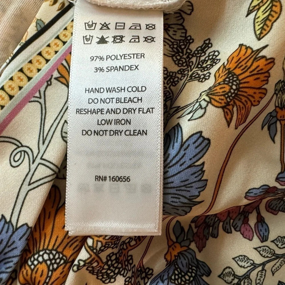 Rachel Zoe | Paisley Patchwork Tie-Back Sleeveless Blouse (L) - Picture 9 of 9